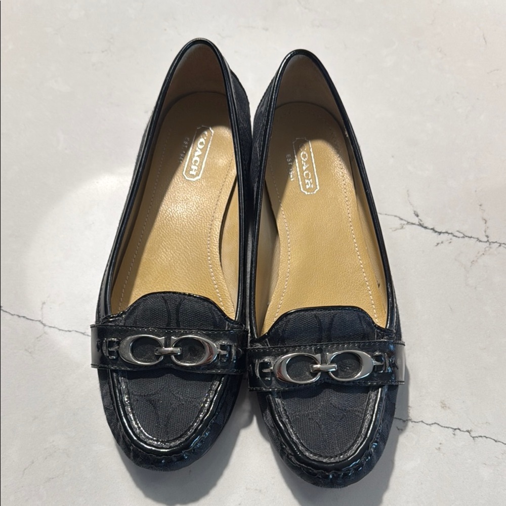 Coach Women's Black Loafers